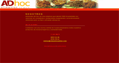 Desktop Screenshot of alimentosadhoc.com